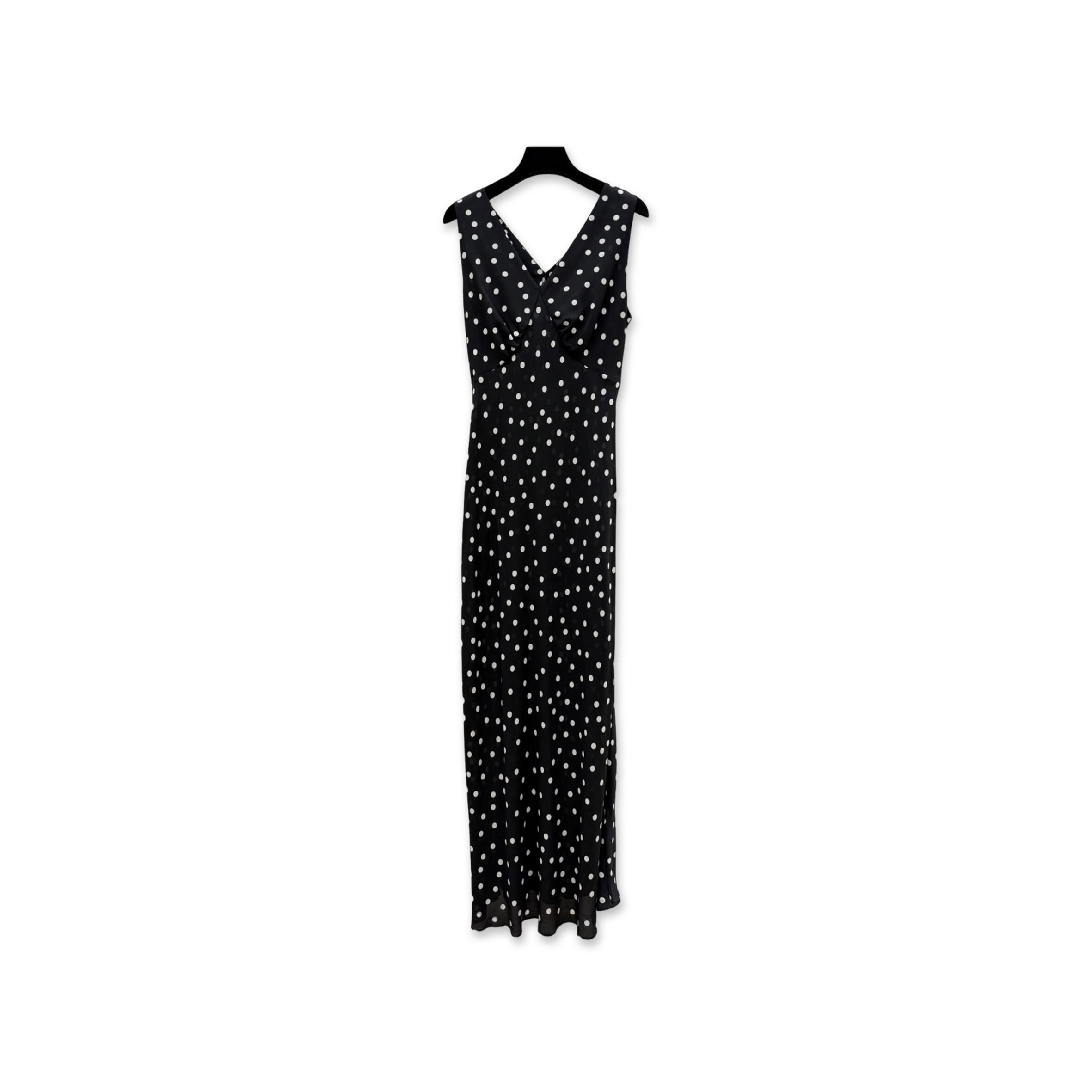 Y51 V-NECK LONG DRESS
